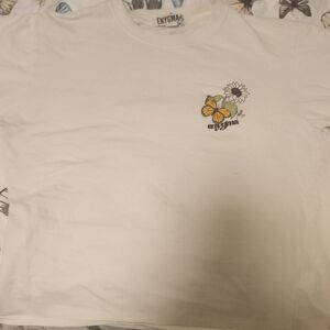 Kids Floral Graphic Tee - White